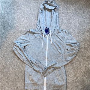 XS Nike lightweight zip-up with hood